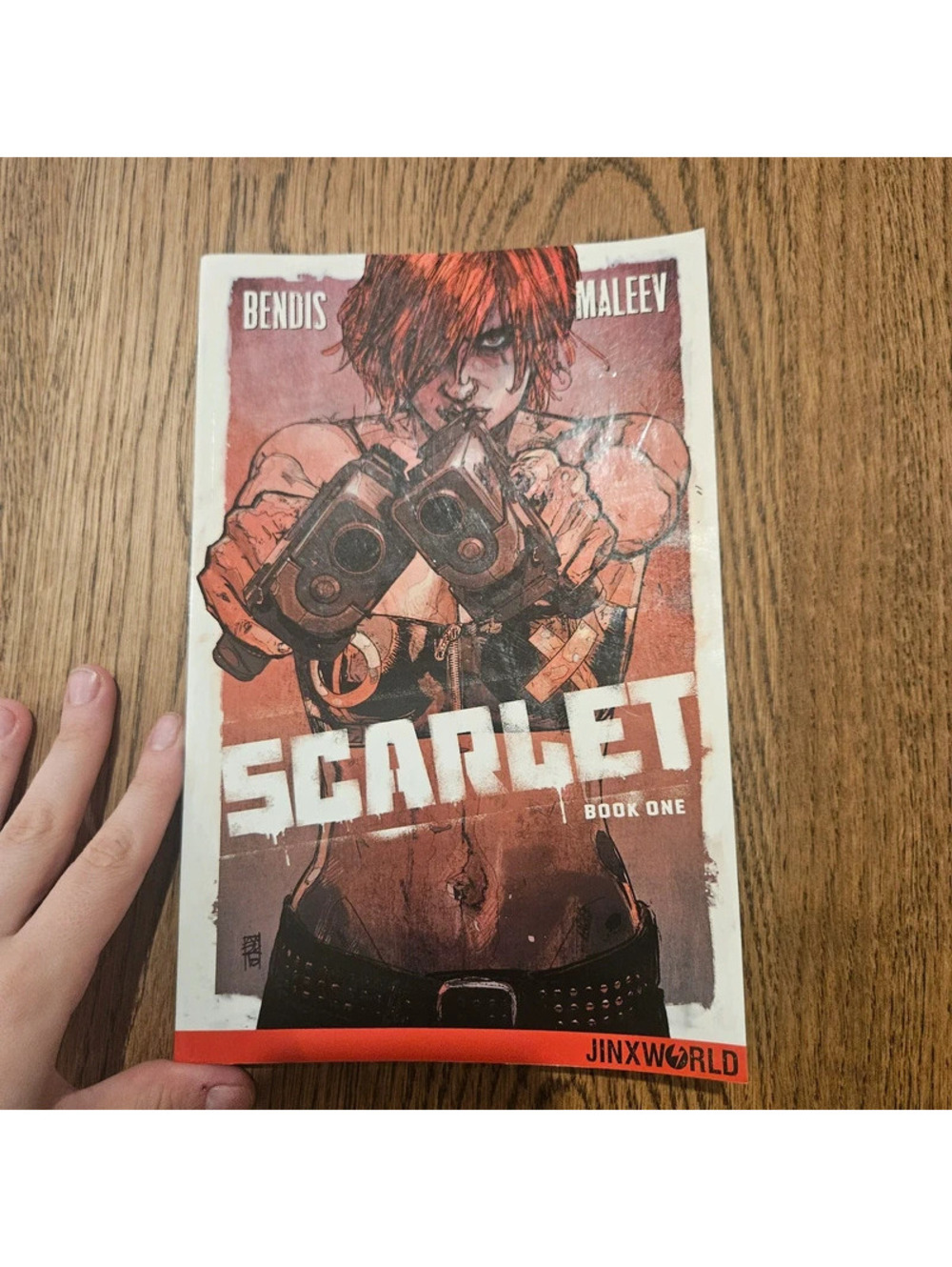 Scarlet Book One Brian Michael Bendis Alex Maleev Jinxworld Graphic Novel TPB